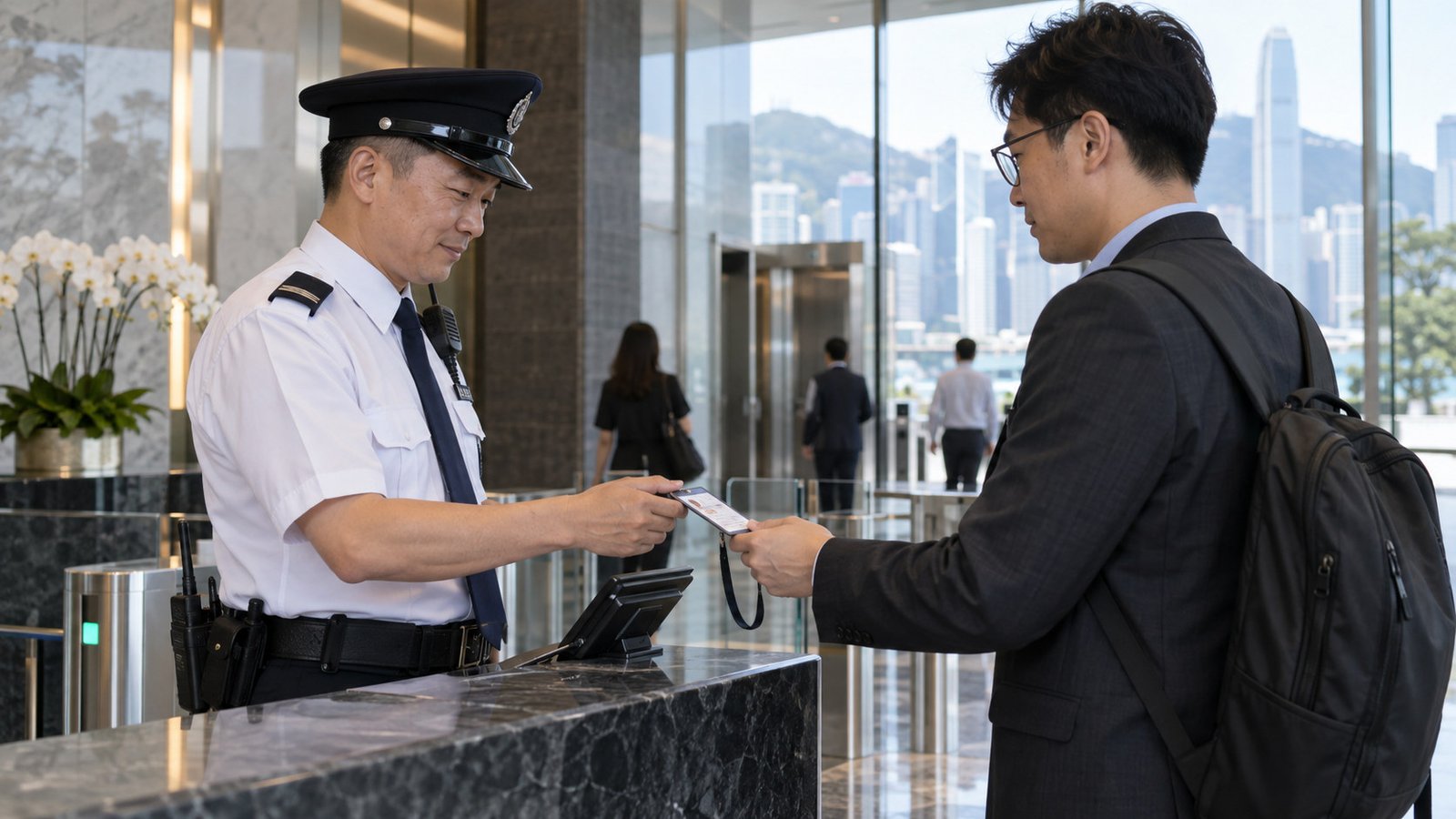保安業入行：許可證、培訓與輪班條件 寫實人物示意圖
